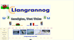 Desktop Screenshot of llangrannog.org.uk