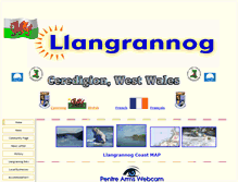 Tablet Screenshot of llangrannog.org.uk